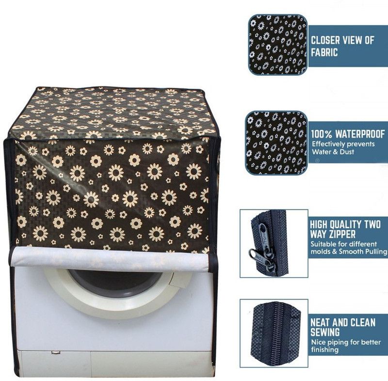 KAJAL DREAM COOL Front Loading Washing Machine Cover  (Width: 32.2 cm, Multicolor)