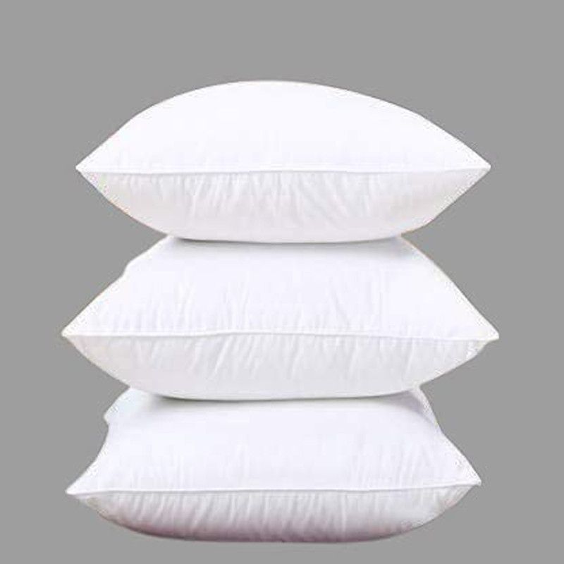 JJ Avatar Polyester Fibre Solid Sleeping Pillow Pack of 3  (White)