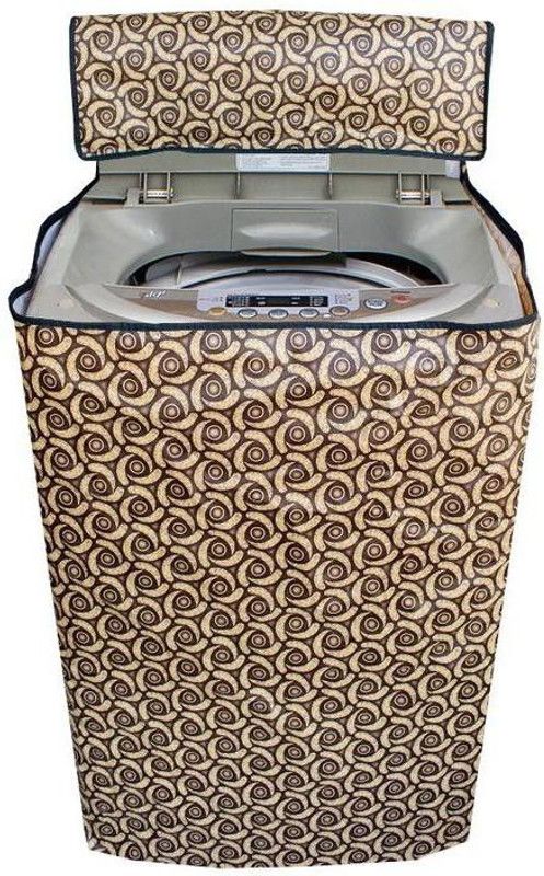 Stylista Top Loading Washing Machine Cover  (Width: 59 cm, Multi, Beige)