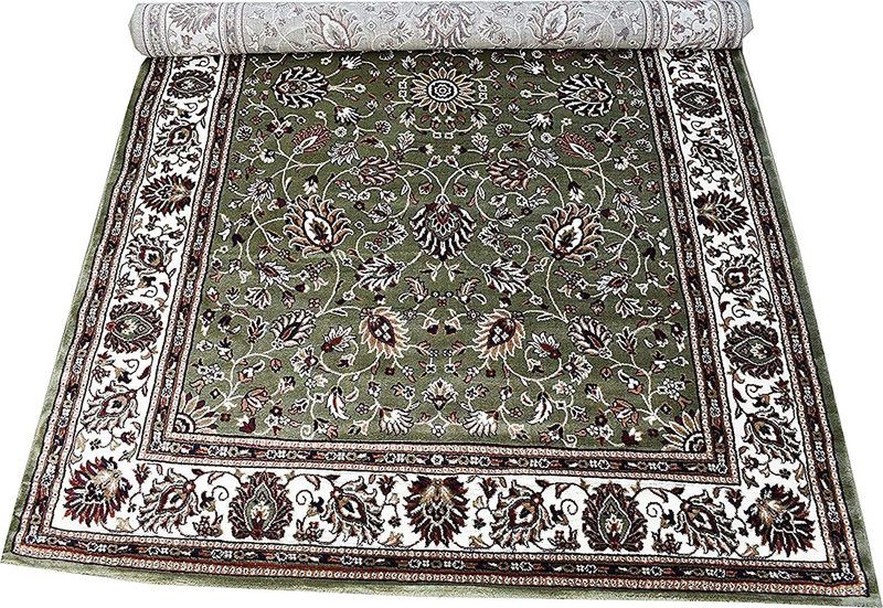 R CARPETS Multicolor Silk Carpet  (152 cm, X 210 cm, Rectangle)