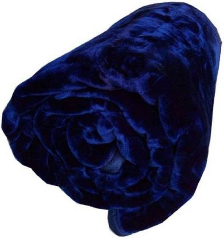 Optical Dj Floral Double Mink Blanket for Heavy Winter  (Polyester, Multicolor)
