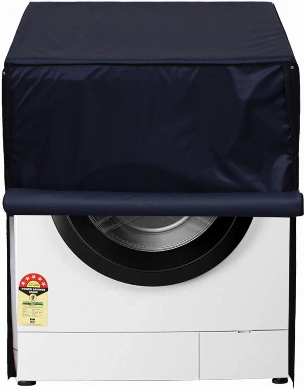 Wings Star Front Loading Washing Machine Cover  (Width: 63 cm, Blue)