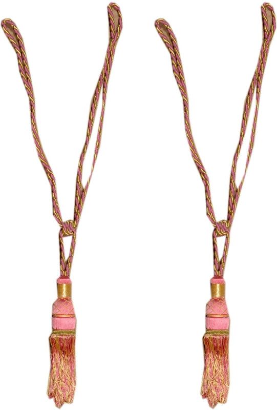 Homefab India Pink Tieback Hook  (Pack of 2)