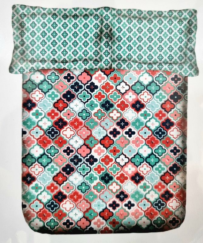 Danvi 144 TC Cotton Queen Printed Flat Bedsheet  (Pack of 1, Multicolor)