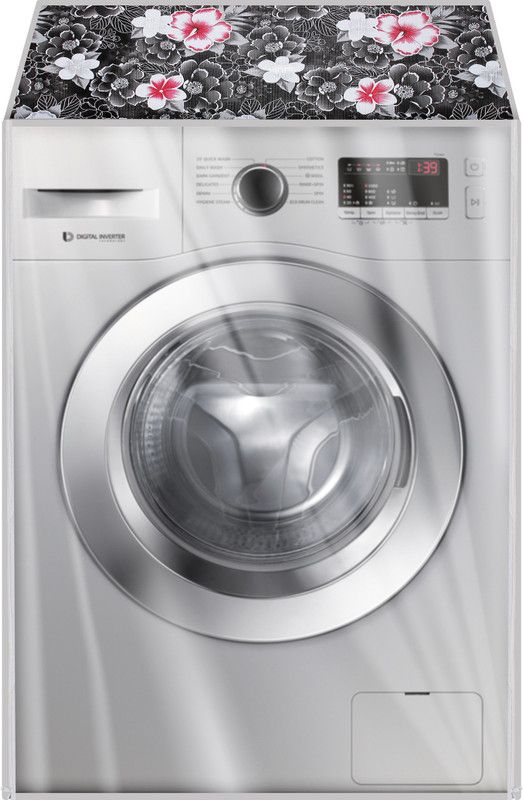 Shreepad Front Loading Washing Machine Cover  (Width: 59.8 cm, Black)