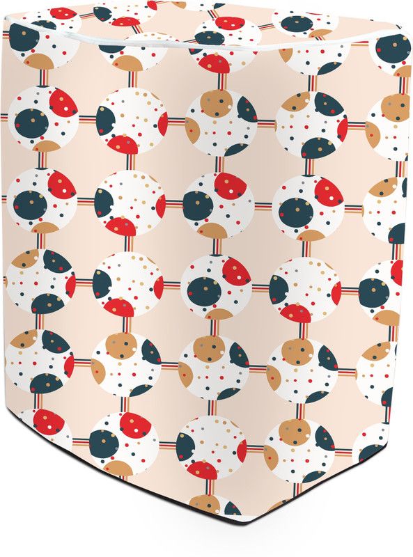 Shreejee Semi-Automatic Washing Machine Cover  (Width: 80 cm, Multicolor)