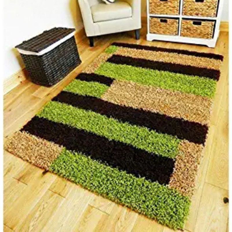 shopgallery Multicolor Polyester Carpet  (122 cm, X 183 cm, Rectangle)