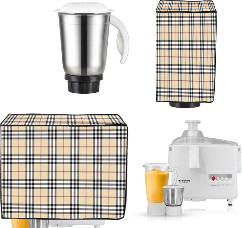 Shreejee Grinder Cover  (Width: 48 cm, Black, Yellow)