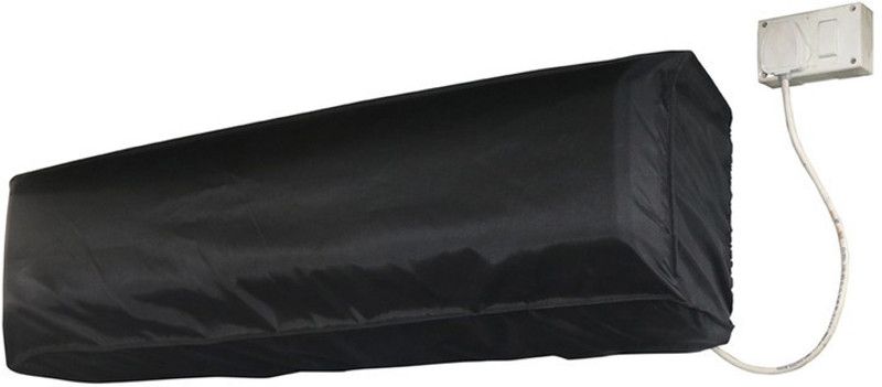 KingMatters Air Conditioner Cover  (Width: 120 cm, Black)