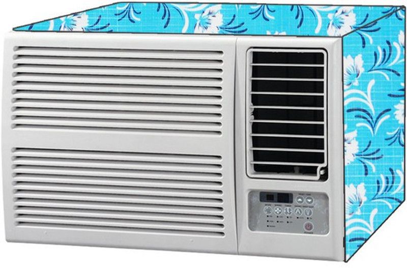 JM Homefurnishings Air Conditioner Cover  (Width: 71 cm, Bright Turquoise, Ceramic)