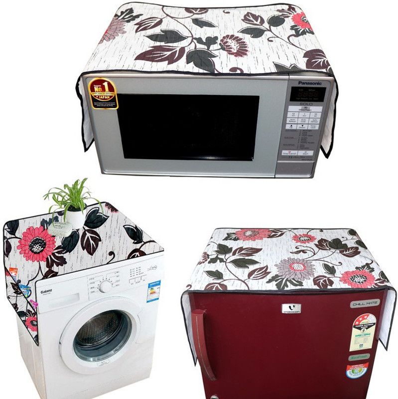KingMatters Front Loading Washing Machine Cover  (Width: 64 cm, Multicolor)