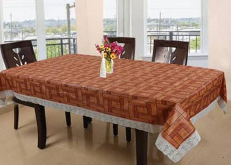 TANLOOMS Printed 2 Seater Table Cover  (Multicolor, PVC)