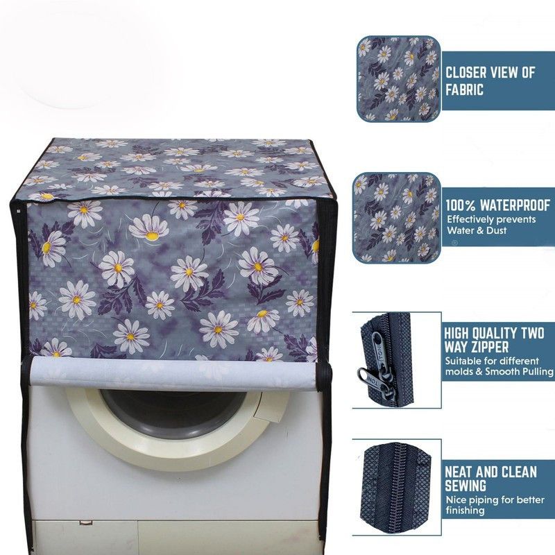 KAJAL DREAM COOL Front Loading Washing Machine Cover  (Width: 34.7 cm, Multicolor)