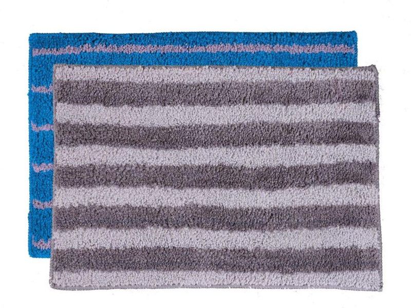 RM Handloom Polyester Door Mat  (Multicolor 7, Small, Pack of 2)