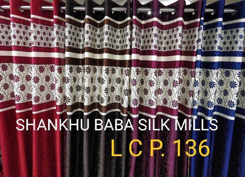 214 cm (7ft) Door Curtain  (MULTI, Pack of 2)