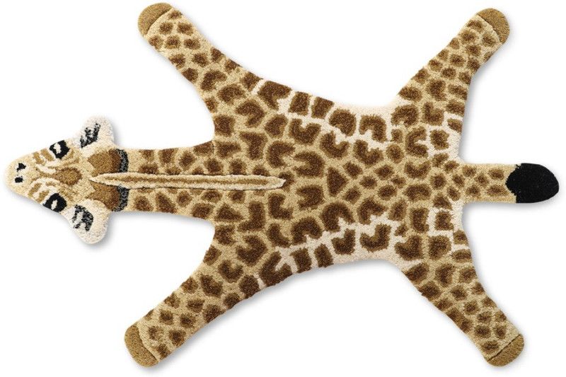 ROMEE Wool Door Mat  (Beige, Large)