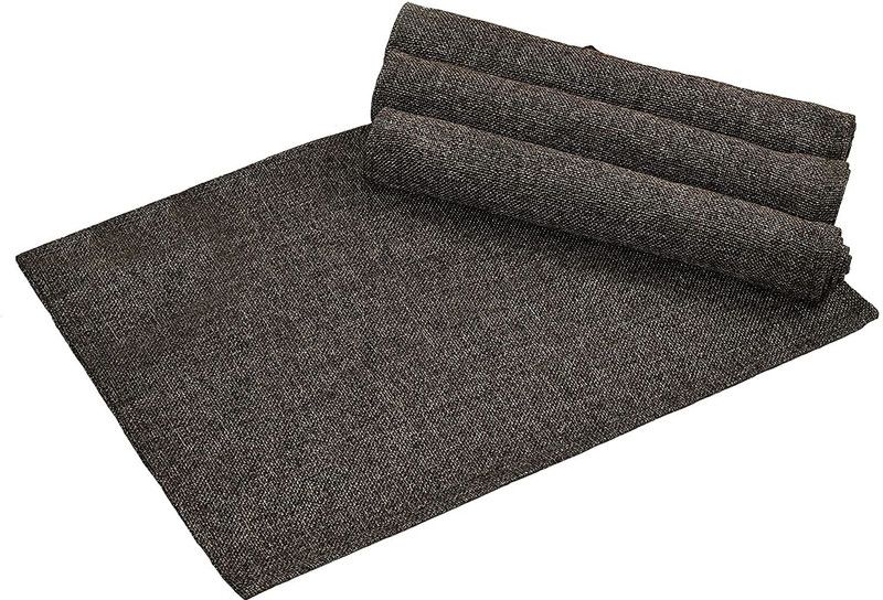 Casanest Rectangular Pack of 6 Table Placemat  (Brown, Jute)