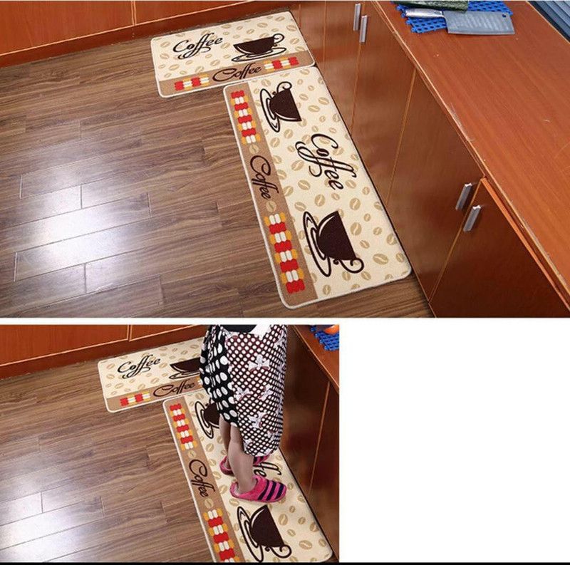 mavihs Velvet Floor Mat  (11Multicolor, Large, Pack of 2)