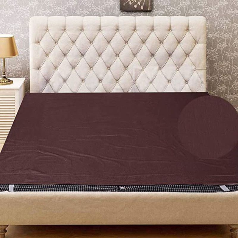 Pink Tokri Fitted Double Size Waterproof Mattress Cover  (Multicolor)