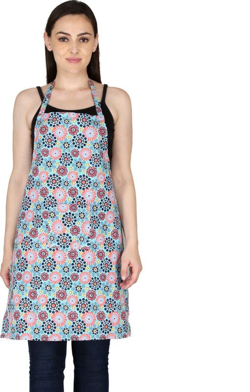 SWITCHON Cotton Home Use Apron - Free Size  (Multicolor, Single Piece)