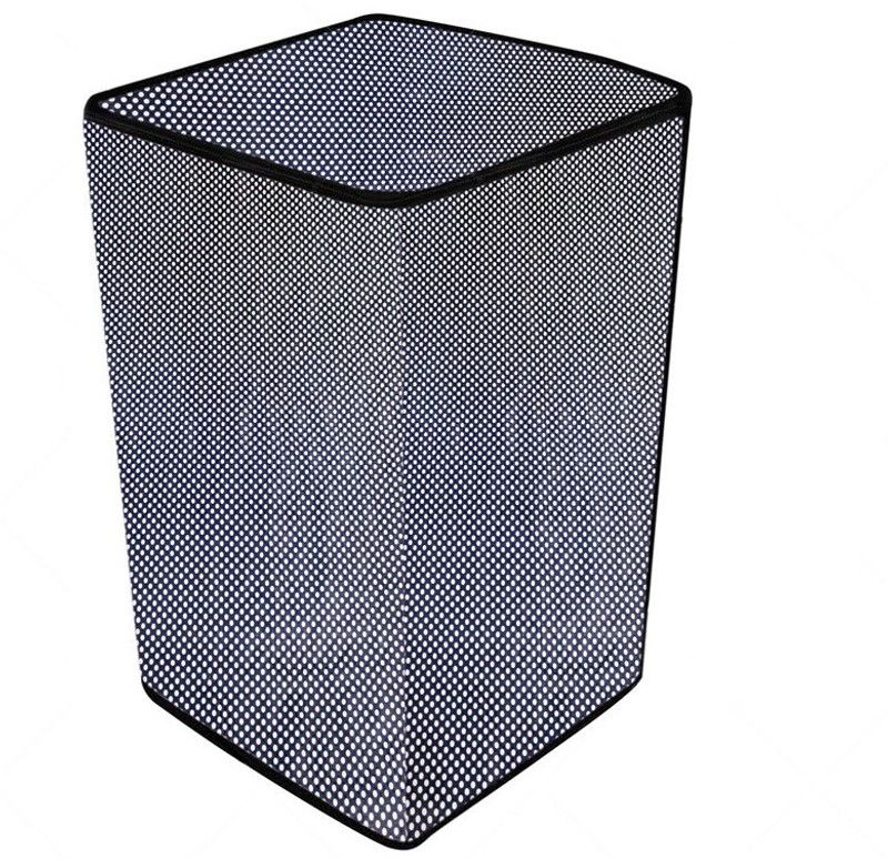 KingMatters Top Loading Washing Machine Cover  (Width: 61 cm, Blue, White)