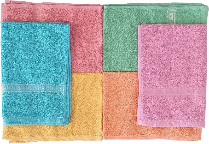 PITRADEV Hand Towels SET OF 6 FOR KITCHEN 16X24 Inch Multicolor Cloth Napkins  (6 Sheets)