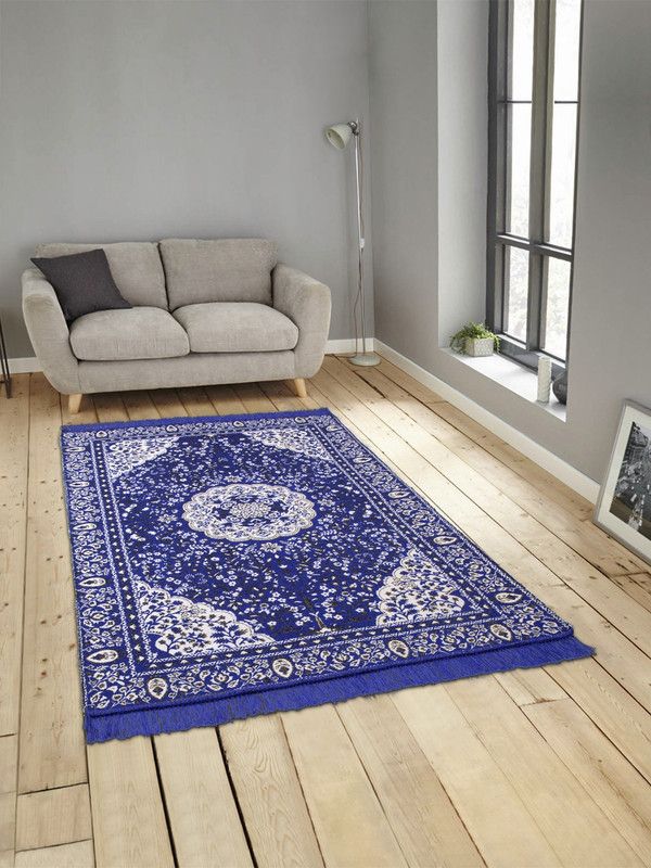 ROMEE Multicolor Polyester Carpet  (107 cm, X 152 cm, Rectangle)