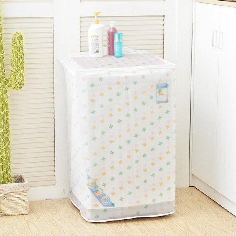 Maleka Top Loading Washing Machine Cover  (Width: 55 cm, white)
