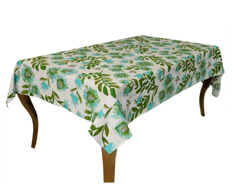 BILBERRY Furnishing By Preeti Grover Floral 6 Seater Table Cover  (Multicolor, Cotton)