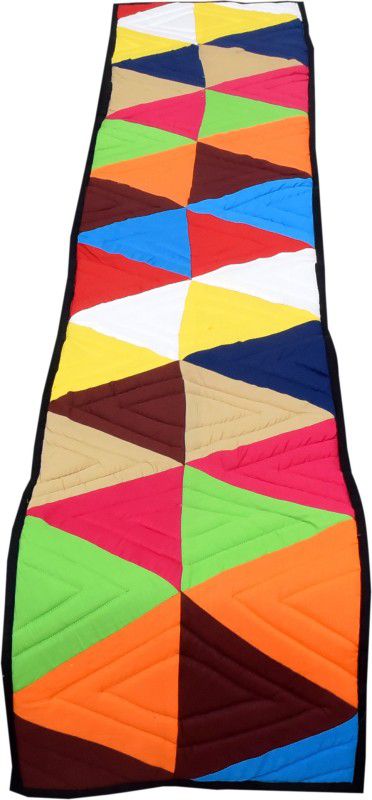 Jenny And Juju Multicolor 150 cm Table Runner  (Cotton)