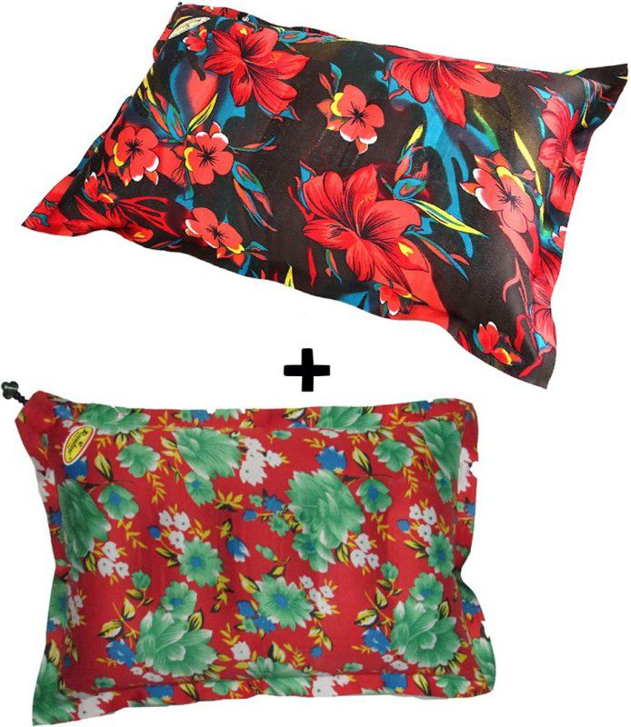Rajdeep NA Air Floral Sleeping Pillow Pack of 2  (Multicolor)