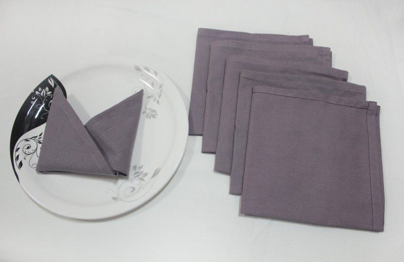 Rhome RHNK18 Multicolor Cloth Napkins  (6 Sheets)