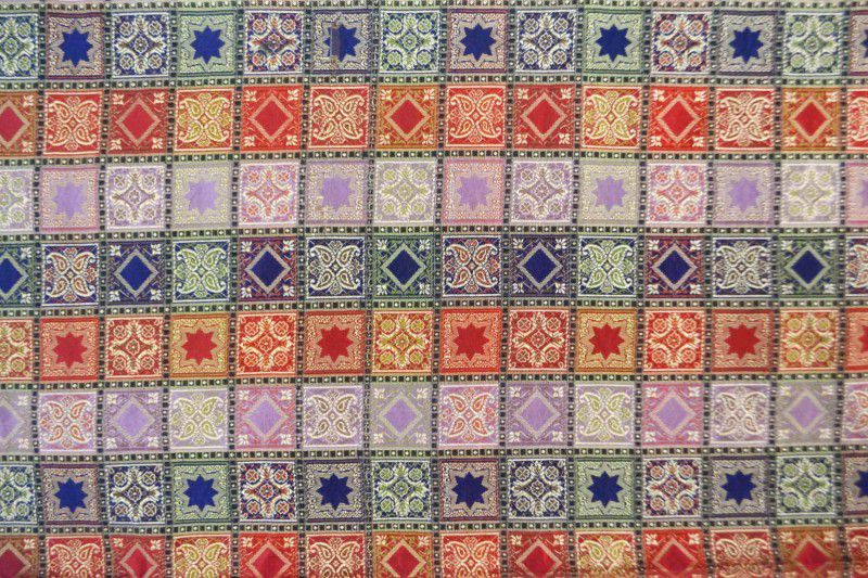 Rhome RFAB19 Curtain Fabric  (Multicolor, 3 m)