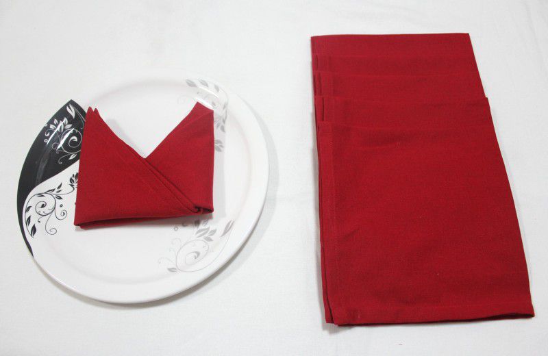 Rhome RHNK17 Red Cloth Napkins  (6 Sheets)