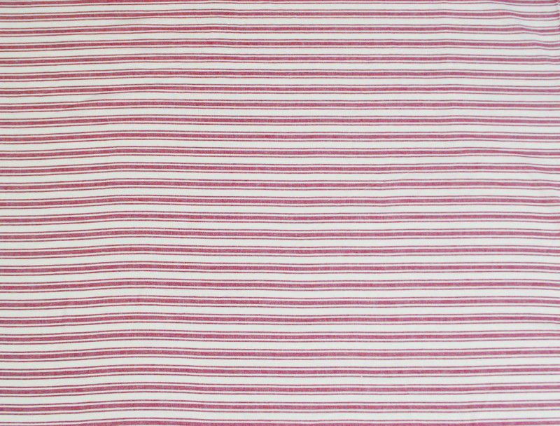Rhome RFAB34 Curtain Fabric  (Cream and Red, 3 m)