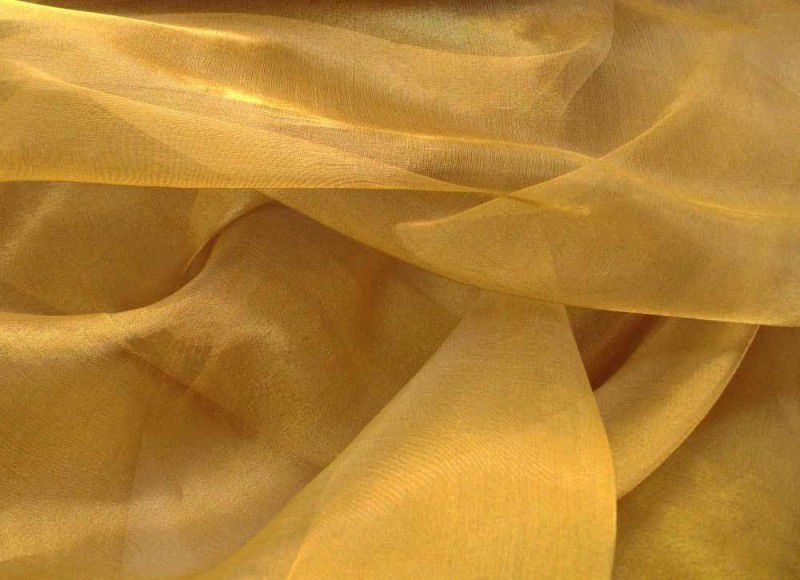 Rhome RFAB25 Curtain Fabric  (Gold, 3 m)