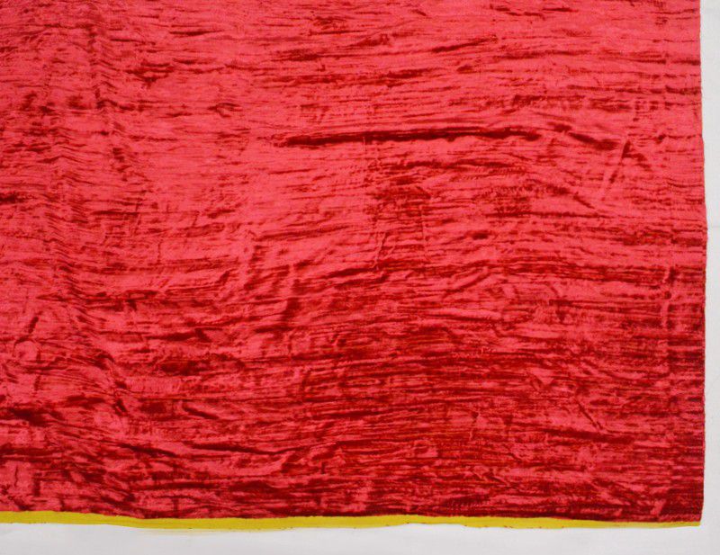 Rhome RHVTFAB24 Curtain Fabric  (Peach, 3 m)