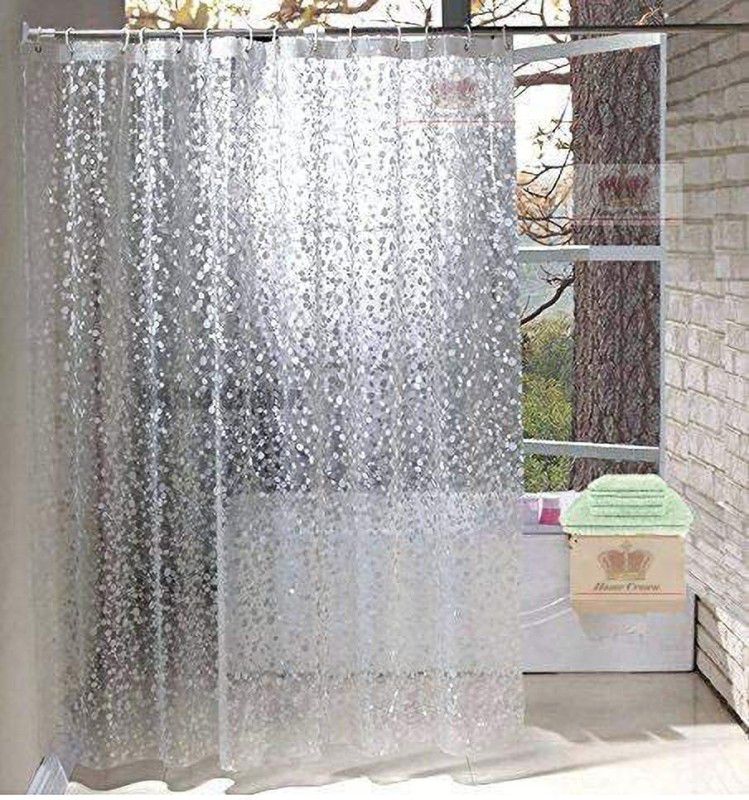 214 cm (7ft) Shower Curtain  (White)