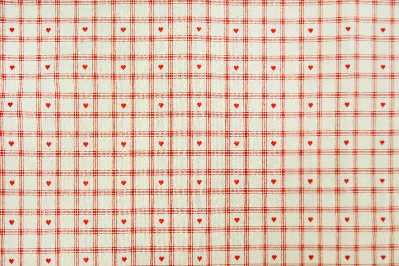 Rhome RFAB21 Curtain Fabric  (Red, 3 m)