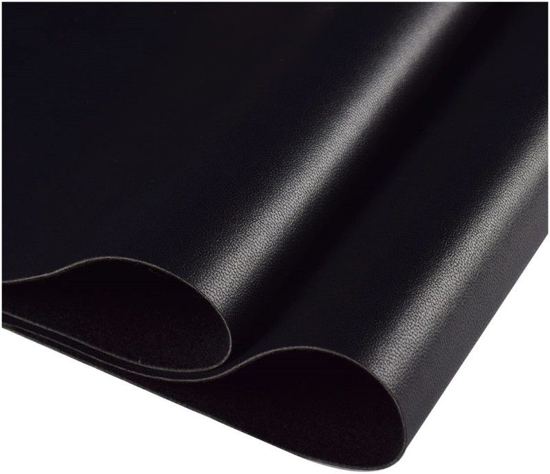 Bowzar Lama 2 Meter Black Rexine Fabric for Sofa Chair Sofa Fabric  (Black 2 m)