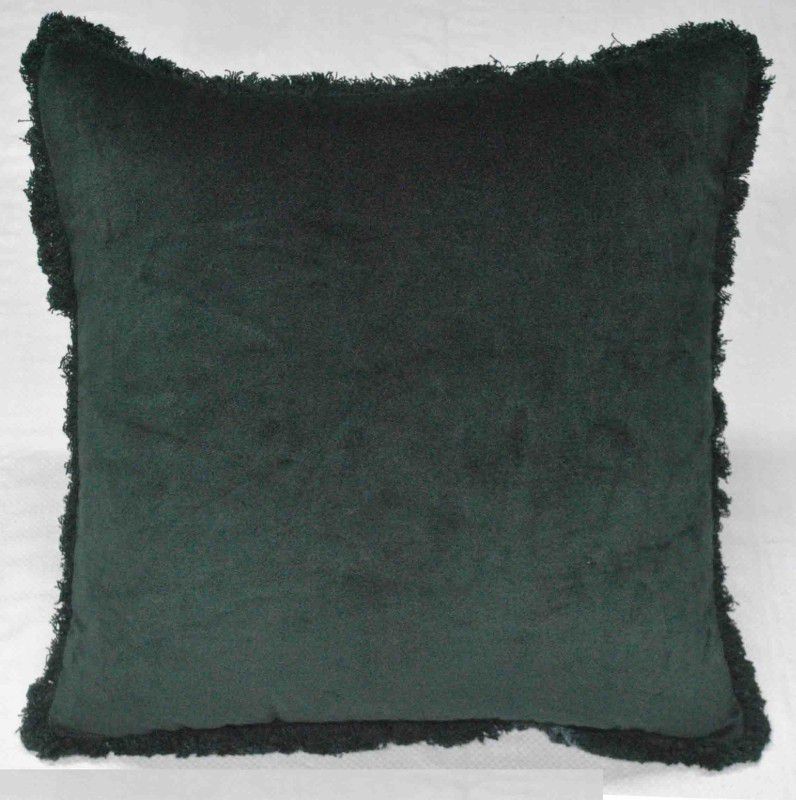 RrtexWorld Plain Foam Filled Zipper Small Size Pillow Protector  (1, Green)