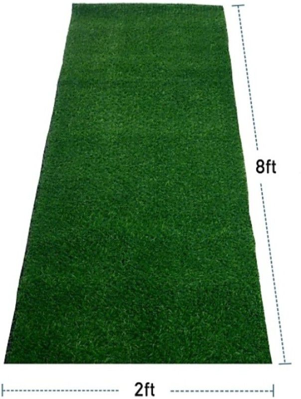COMFY HOME 1 Pc Artificial Grass Carpet Size 2 x 8 Feet Artificial Turf Sheet