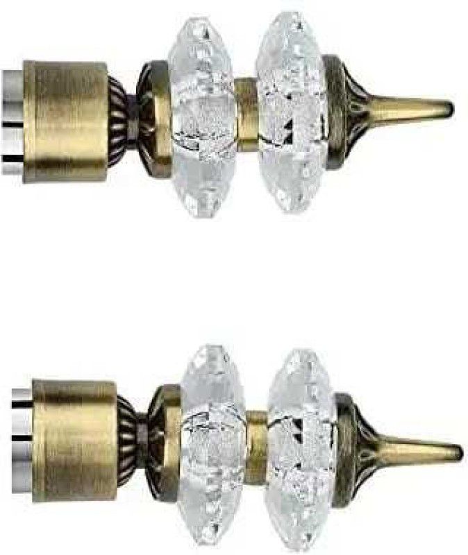 Protex CURTAIN BRACKET DOUBLE DIAMOND PACK OF 2 PCS Curtain Hook  (CP)
