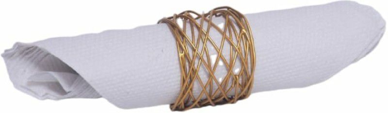 SRADECOR Sra001 Set of 4 Napkin Rings  (Gold, 3 cm)