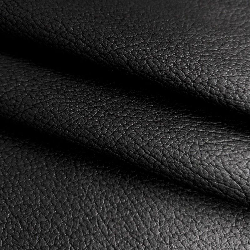 Bowzar Nylex Upholstery Rexine Fabric Sheet PU Faux Leather for Sofa Chair Bed Couch Recliner Car Seat Bike Seat Cover Craft Sheets Width 140 cms - Black Sofa Fabric  (Black 1 m)