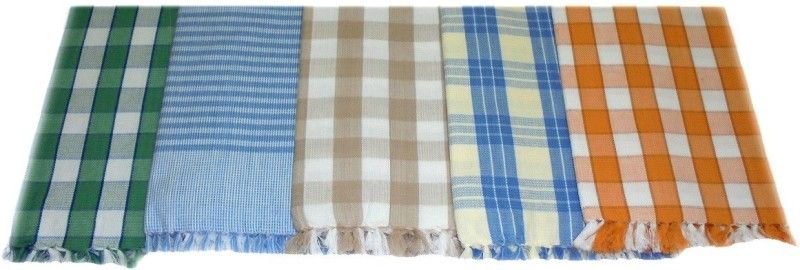 Tidy 5 Piece Cotton Bath Linen Set  (Multicolor, Pack of 5)