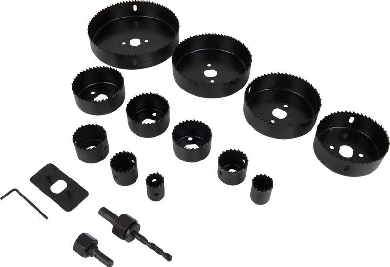 tool trust Good Quality 16 pcs hole saw cutting kit set for use wood working Wood Cutter
