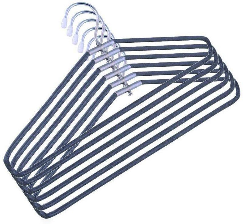 Rani Star FSSNGRY_12 Steel Coat Pack of 12 Hangers For Coat  (Grey)