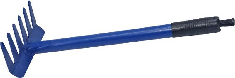 AGROMARK Garden Rake Tool with 6 Prong / Home Garden Tools / Garden tools kit Shovel