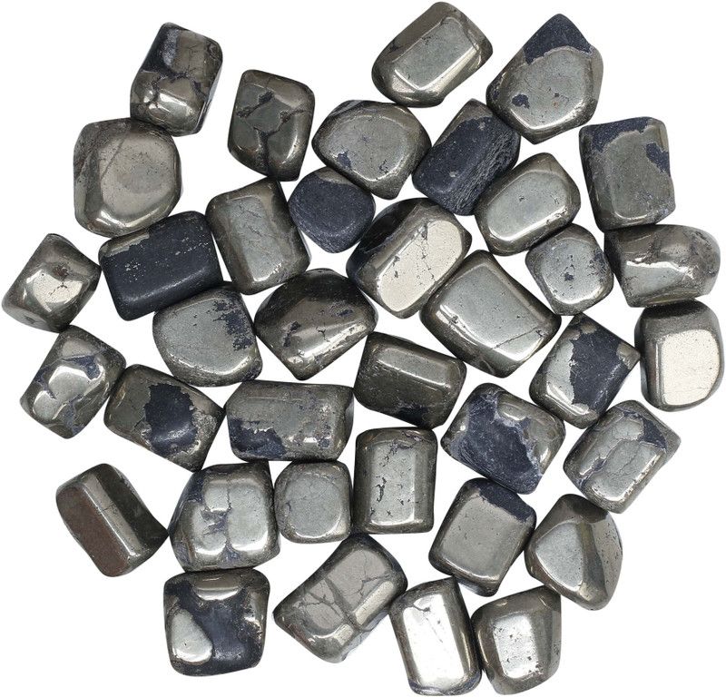 Prisha PC72 Polished Asymmetrical, Rectangular, Oval Crystal, Marble, Onyx, Quartz Stone  (Gold 500 g)